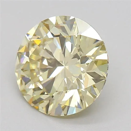 1.06ct Round Lab Grown Diamond (Colour Fancy Yellow, Clarity VVS2, Cut ID, IGI Certified)