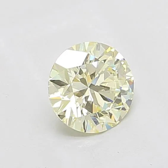 1.10ct Round Lab Grown Diamond (Colour Very Light Yellow, Clarity VVS2, Cut ID, IGI Certified)