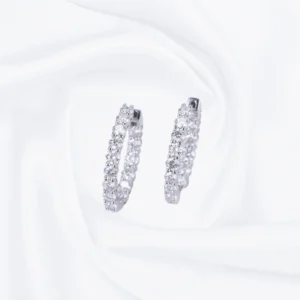 Celeste Diamond Huggie Earrings