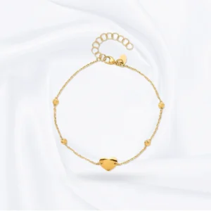 Heart and Bead bracelet
