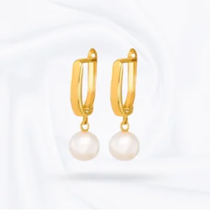 Pearl Drop Hoop